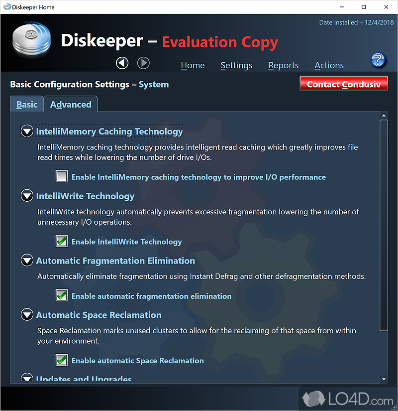 Diskeeper Home screenshot