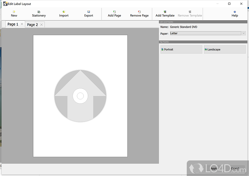 Disketch DVD and CD Label Maker screenshot