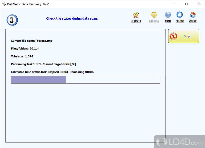 Data recovery, hard drive reovery software recover deleted files - Screenshot of DiskGetor Data Recovery Free