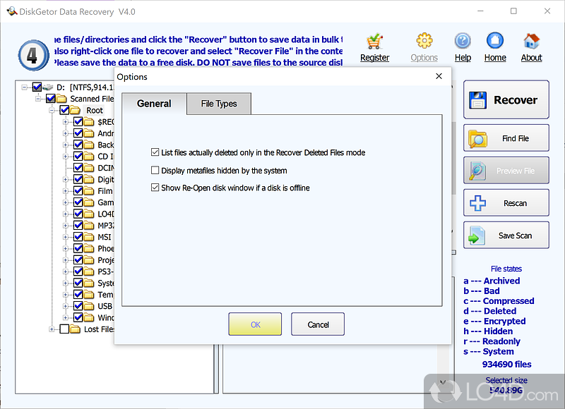 DiskGetor Data Recovery Free screenshot