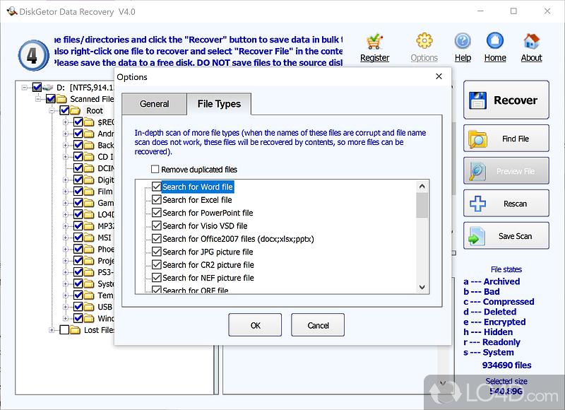 DiskGetor Data Recovery Free screenshot