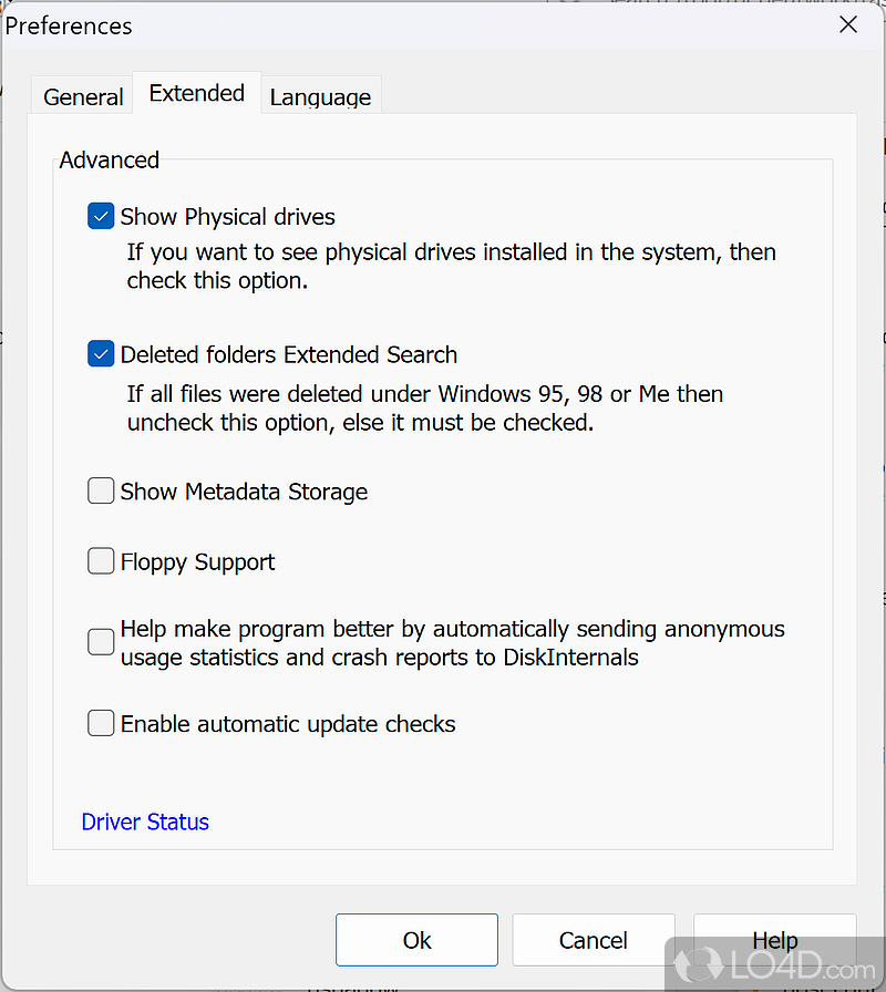 New tool for extracting files from Ext2/Ext3 partitions in Windows - Screenshot of Linux Reader