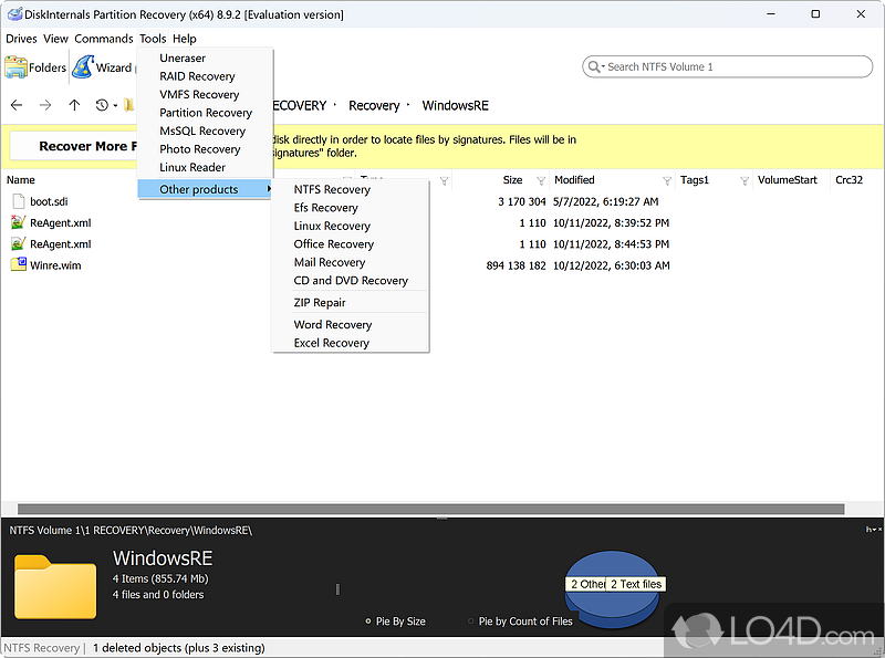 DiskInternals Partition Recovery screenshot