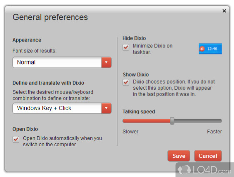 Translate between different languages in multiple apps - Screenshot of Dixio Desktop