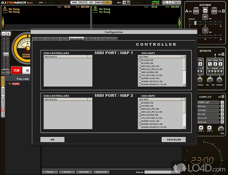 DJ ProMixer Free: DJ ProMixer V1 - Screenshot of DJ ProMixer Free