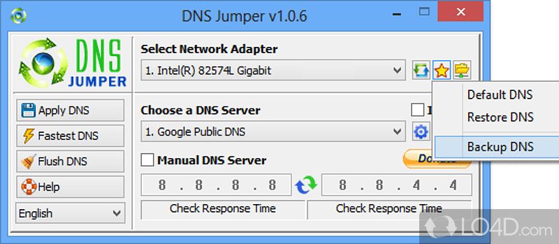 Как удалить dns jumper