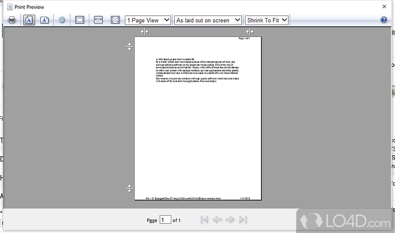 Supports DOCX files - Screenshot of DocX Viewer