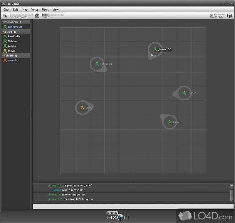 Dolby Axon: Chat for gamers - Screenshot of Dolby Axon