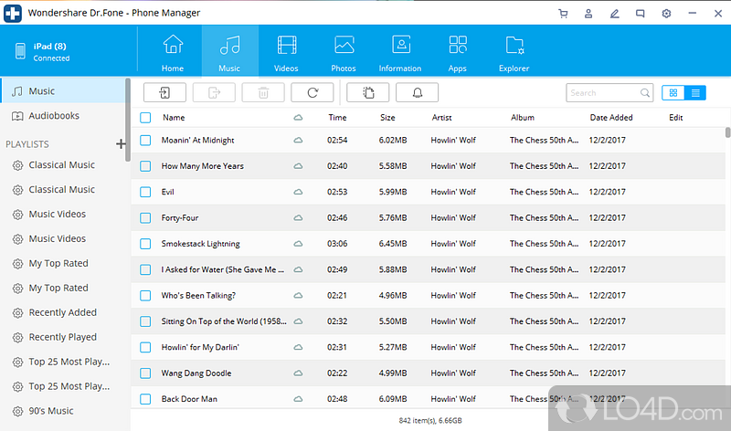 A Great Solution for Retrieving Lost Data - Screenshot of Dr. Fone Toolkit for iOS