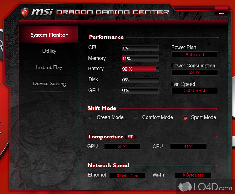 msi center system diagnostics