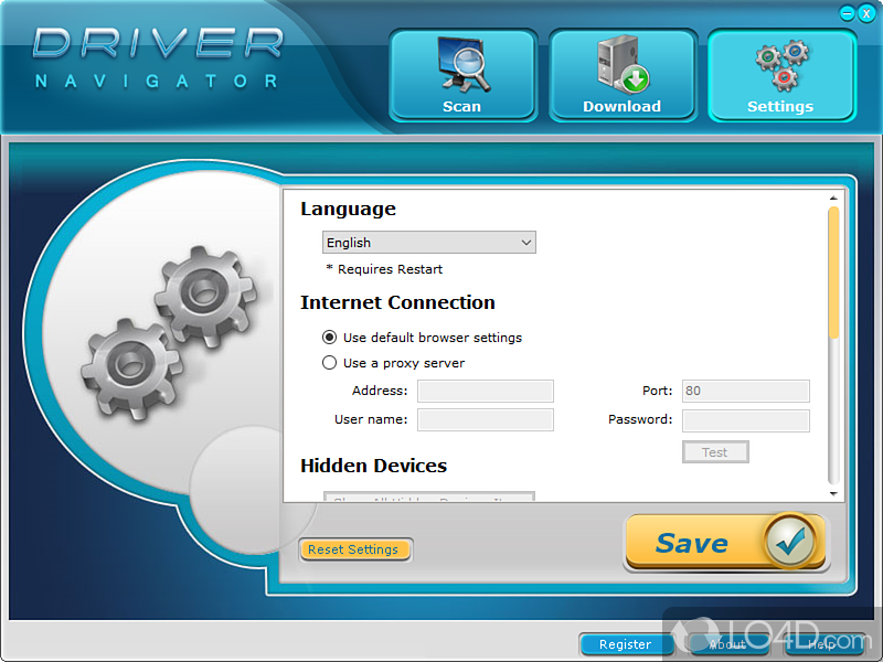 DriverNavigator screenshot