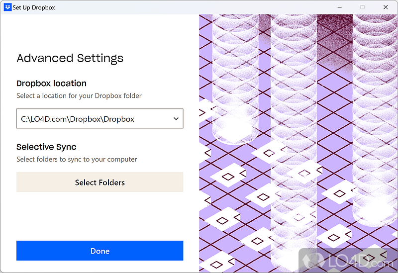 Make backups, share files - Screenshot of Dropbox