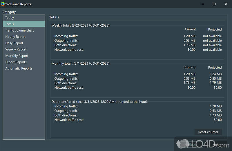 DU Meter: Excel - Screenshot of DU Meter