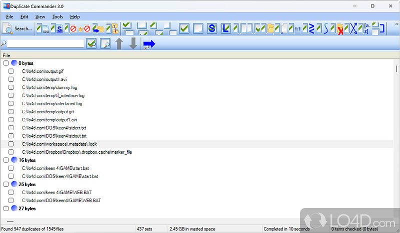Duplicate file management made easy - Screenshot of Duplicate Commander