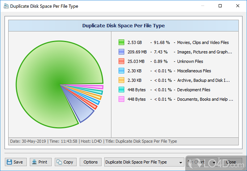 Many tools but just one use - Screenshot of DupScout