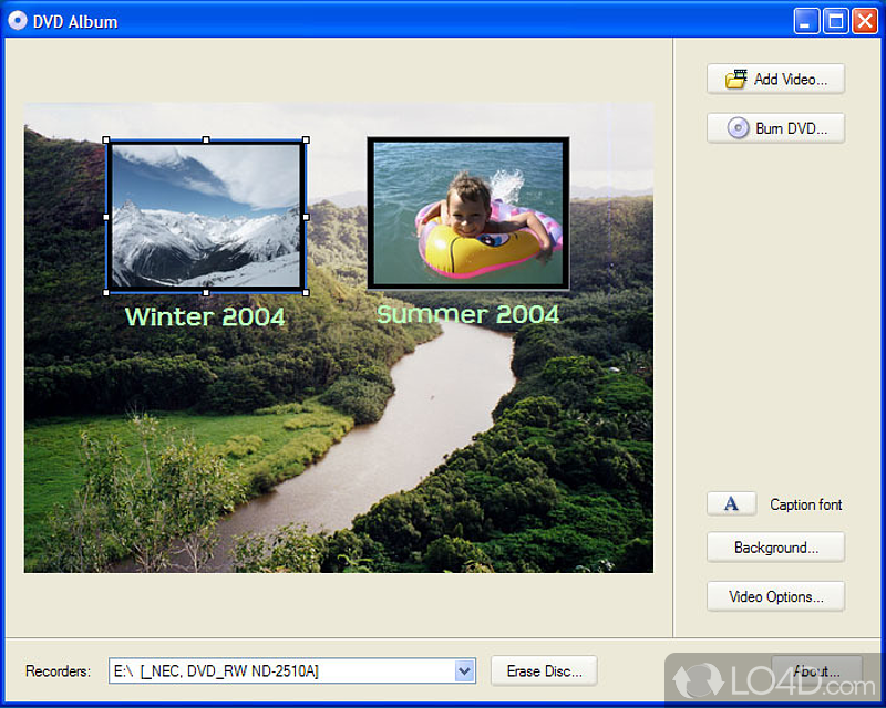 Фотоальбом windows. MYSLIDESHOW. DVD exe. Формат CED видео.