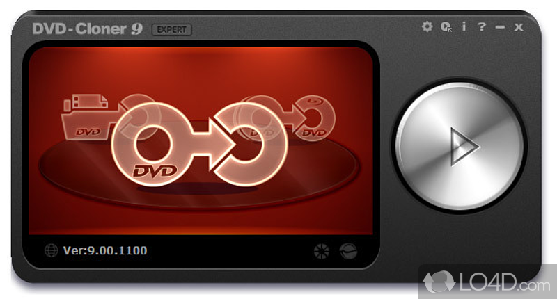 DVD Cloner: User interface - Screenshot of DVD Cloner