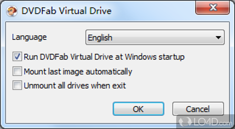 Open disc images as virtual DVD or CD-ROM - Screenshot of DVDFab Virtual Drive