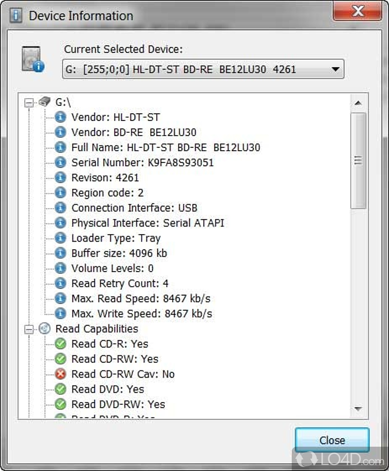 DVD-Ranger: User interface - Screenshot of DVD-Ranger
