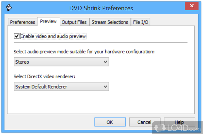 Shrink, reauthor, and convert - Screenshot of DVD Shrink