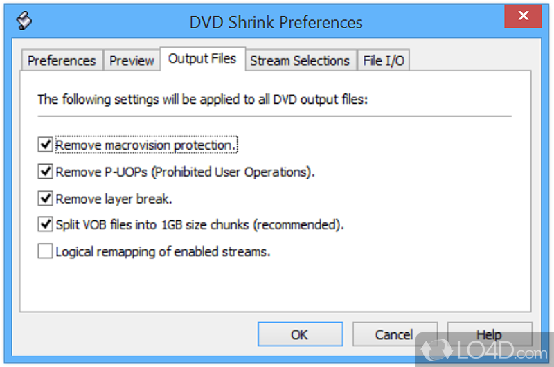 DVD Shrink: DVDShrink - Screenshot of DVD Shrink