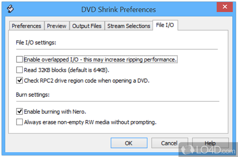 DVD Burning Software - Screenshot of DVD Shrink
