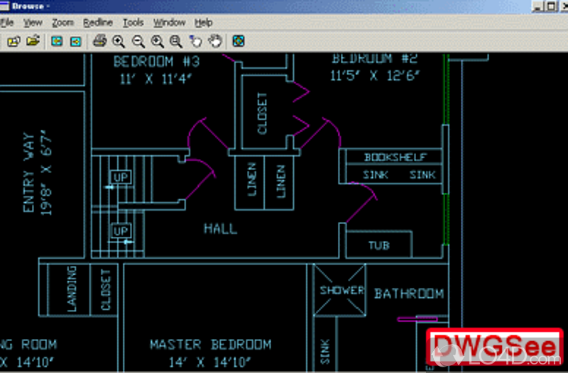DWGSee, a lite and fast DWG Viewer - Screenshot of DWGSee DWG Viewer