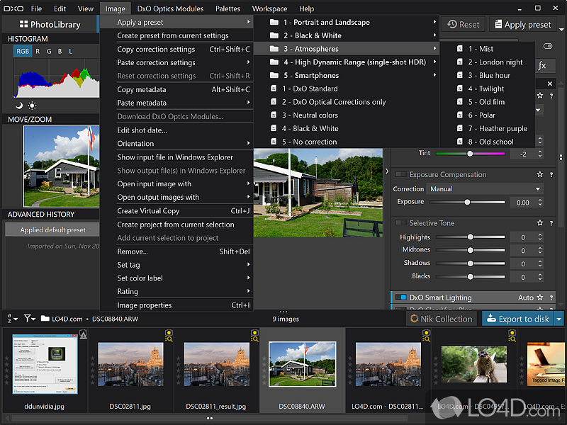 Manage your photos efficiently - Screenshot of DxO PhotoLab