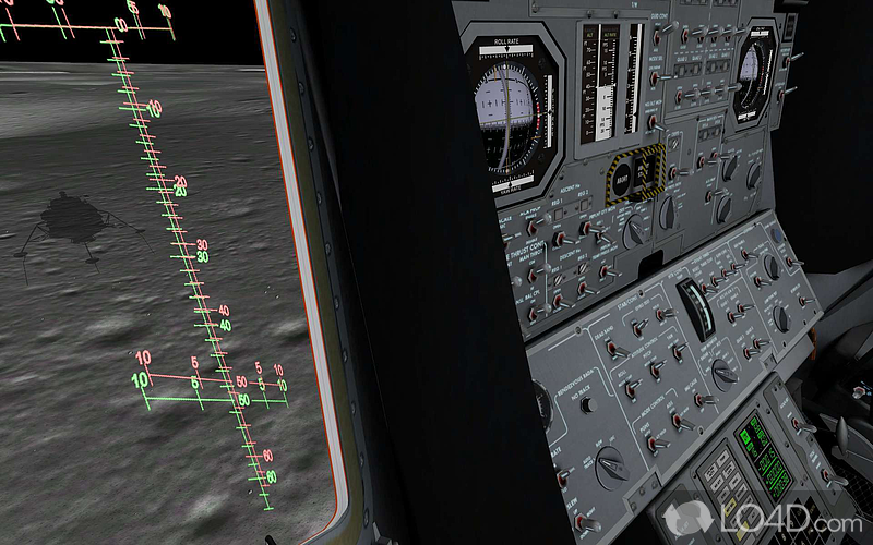 Eagle Lander 3D: User interface - Screenshot of Eagle Lander 3D