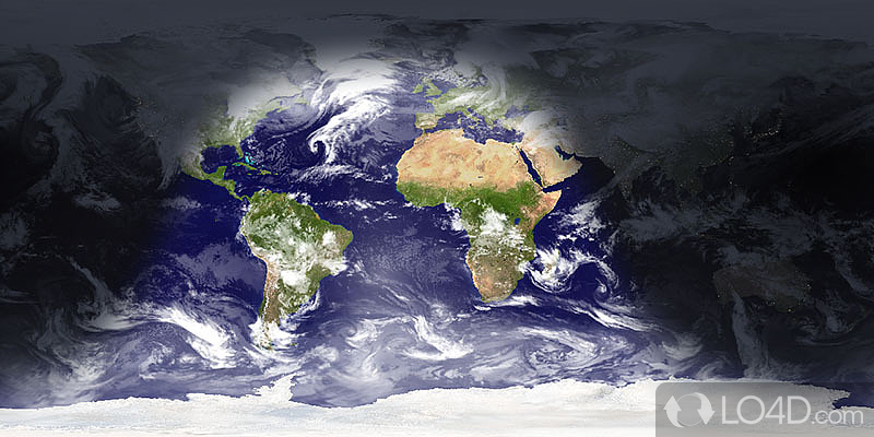 Earth on your desktop - Screenshot of Earthview