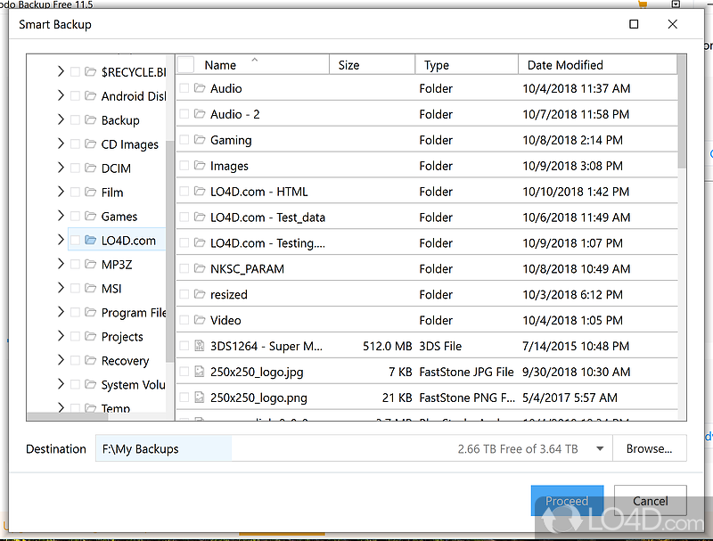 Overall, an efficient and straightforward backup tool - Screenshot of EaseUS Todo Backup Free