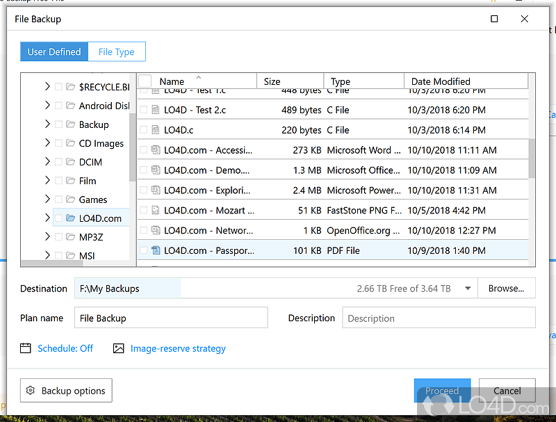 Simple, compete solution - Screenshot of EaseUS Todo Backup Free