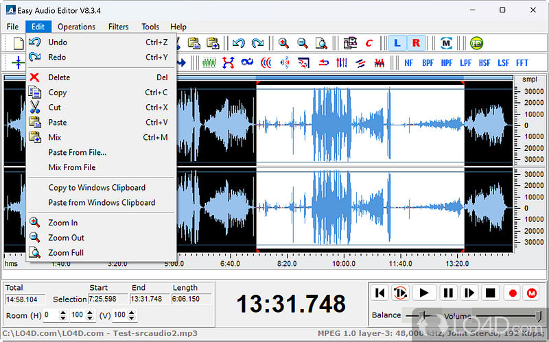 Easy Audio Editor screenshot