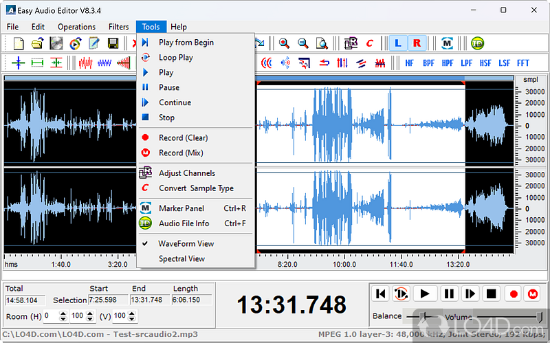 Easy Audio Editor screenshot