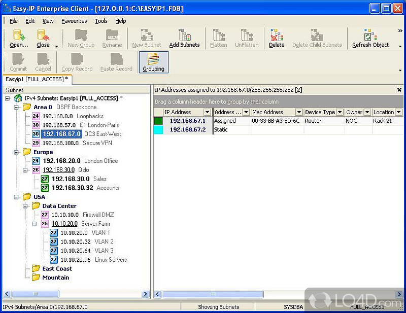 IP gives you the quickest way ever for IP reconfiguration - Screenshot of Easy-IP