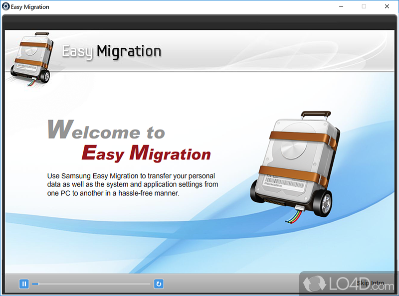 Modern and intuitive design - Screenshot of Easy Migration