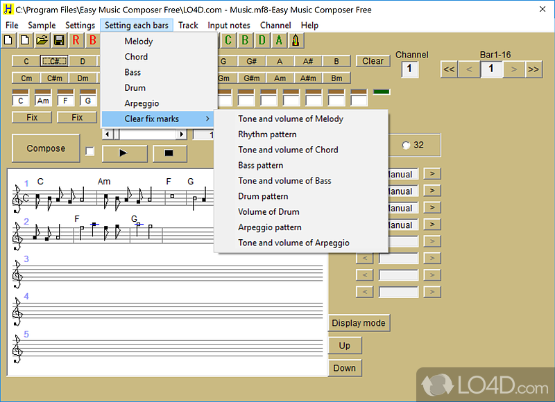 Easy Music Composer Free - Download