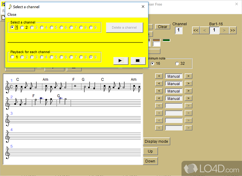Easy Music Composer Free screenshot