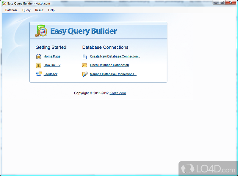 EasyQueryBulider allows you to build queries and learn SQL at the same time - Screenshot of Easy Query Builder