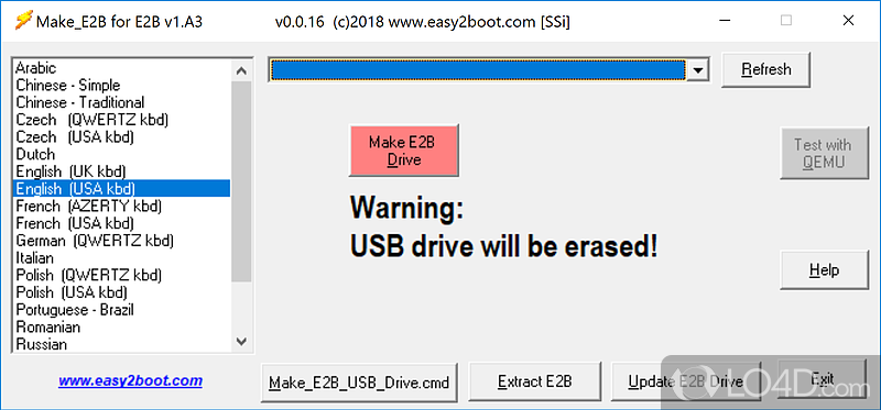 No installation needed - Screenshot of Easy2Boot