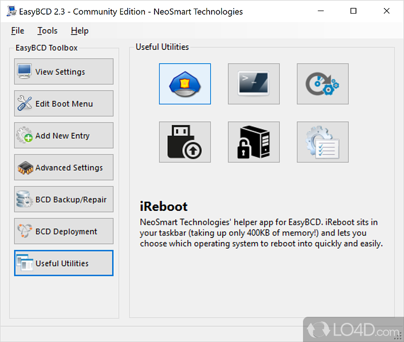 EasyBCD Community Edition screenshot