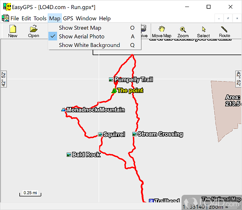 EasyGPS screenshot