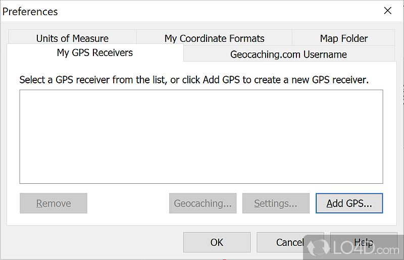 Waypoints, routes, and tracks between PC and GPS device - Screenshot of EasyGPS
