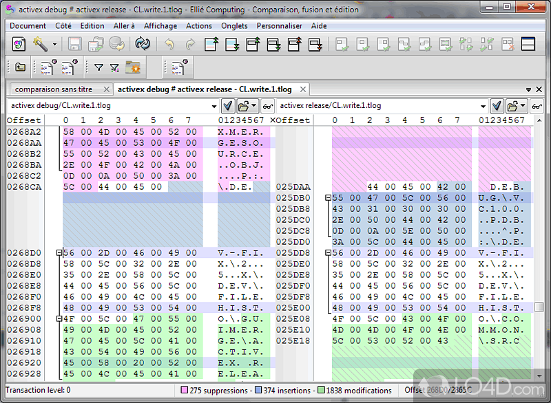 Keep folders in sync - Screenshot of ECMerge Pro