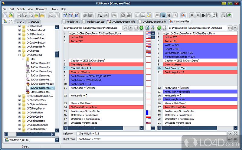 Text Editor Pro: User interface - Screenshot of Text Editor Pro