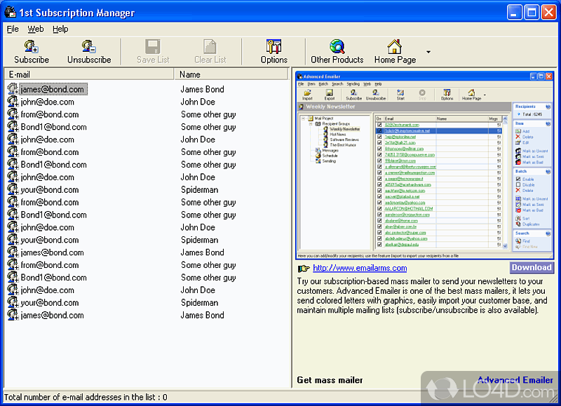 Email Finder Pro screenshot