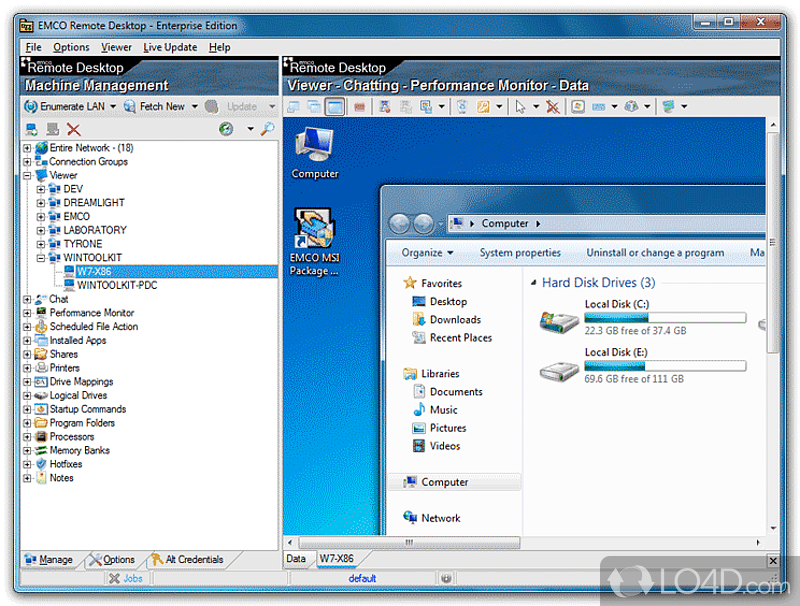 Rdp library. Emco Remote desktop professional. Emco программы. Emco Network Inventory. Emco Remote screenshot.