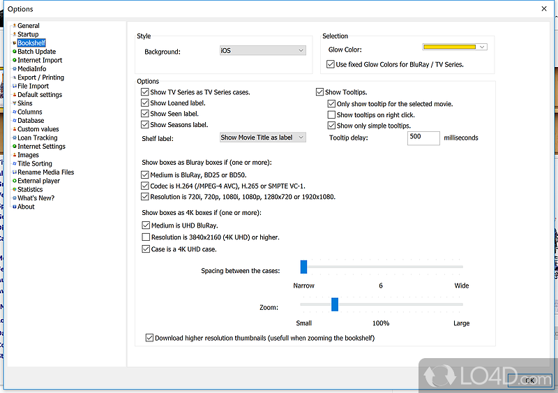 Organizer for DVD collection - Screenshot of EMDB