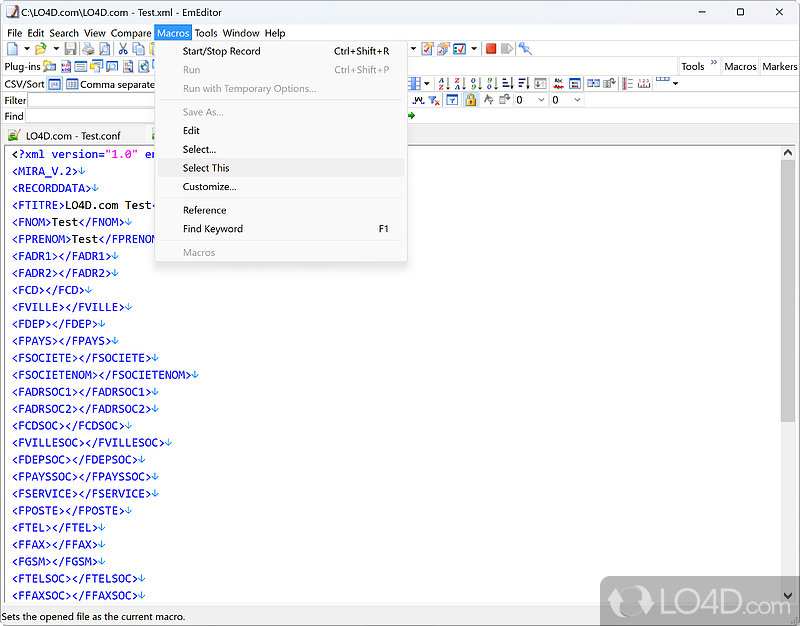 EmEditor screenshot