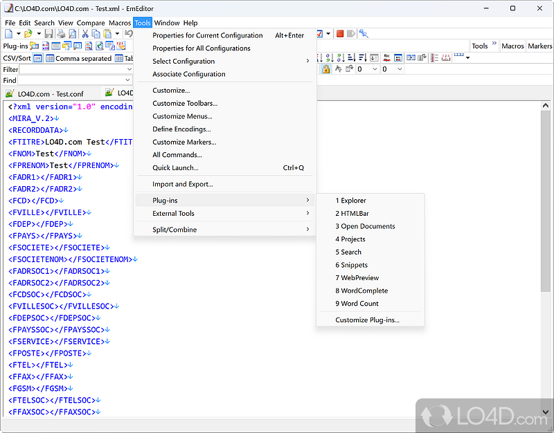 EmEditor screenshot